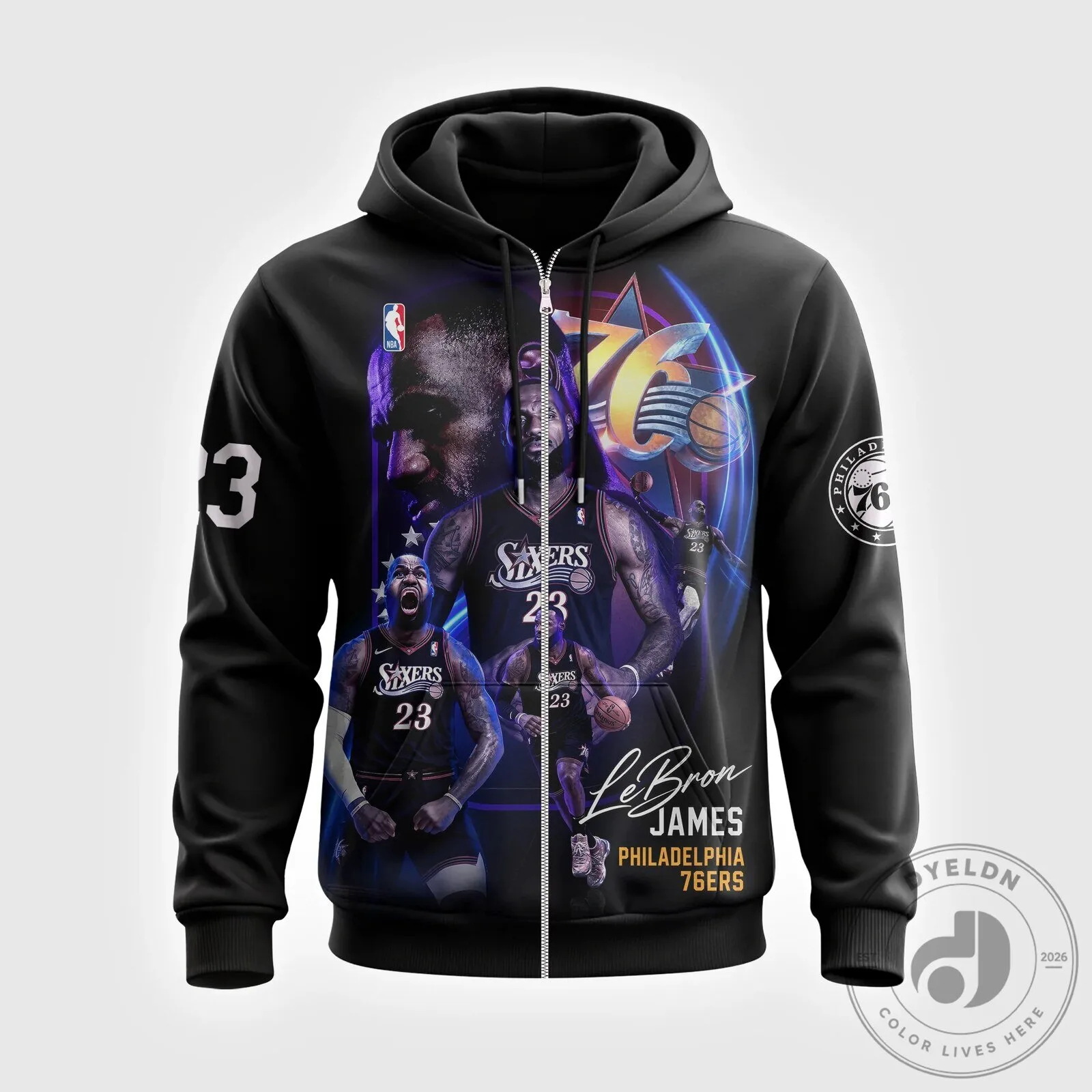 LeBron James Philadelphia 76ers NBA Fan Shirt, Basketball Team T