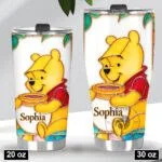 Winnie the Pooh and Friends Personalized Stainless Steel Tumbler 12 Winnie the Pooh and Friends Personalized Stainless Steel Tumbler