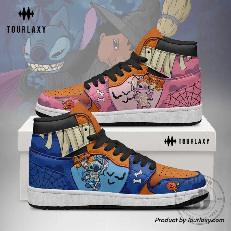 Halloween Lilo and Stitch High-Top Sneakers
