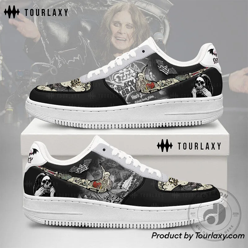 Ozzy Osbourne Black Sabbath Rock Band Music Fan Shoes