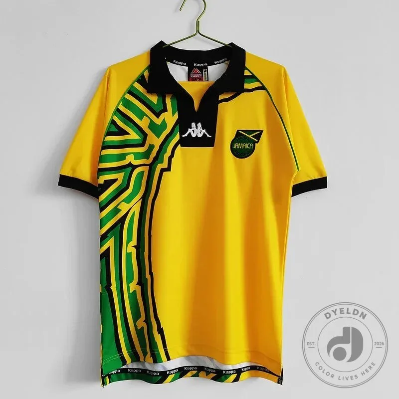 Jamaica National Football Team 1998 Home Retro Soccer Jersey