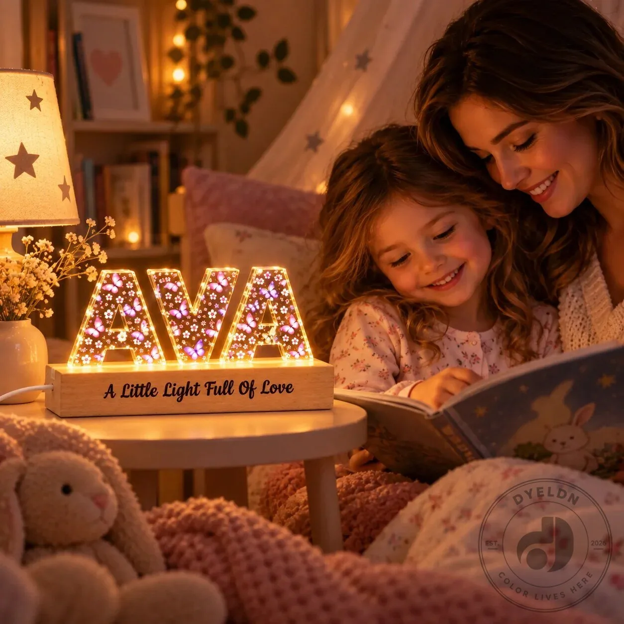 Personalized Name LED Night Light, Custom Acrylic Letter Lamp with Wooden Base, Kids Nursery Room Decor, Custom Keepsake Gift for Boys Girls 12 Personalized Name LED Night Light, Custom Acrylic Letter Lamp with Wooden Base, Kids Nursery Room Decor, Custom Keepsake Gift for Boys Girls