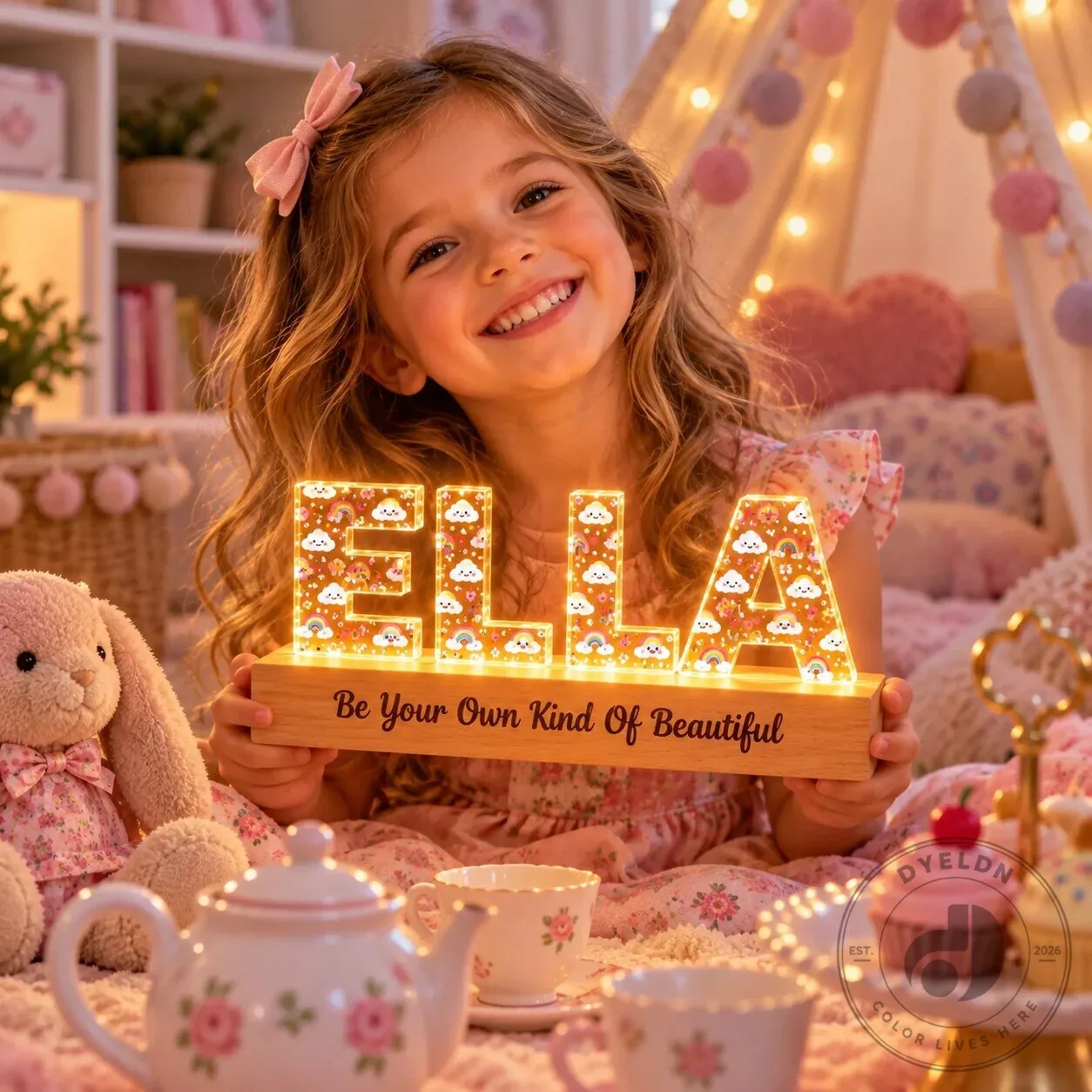 Personalized Name LED Night Light, Custom Acrylic Letter Lamp with Wooden Base, Kids Nursery Room Decor, Custom Keepsake Gift for Boys Girls 15 Personalized Name LED Night Light, Custom Acrylic Letter Lamp with Wooden Base, Kids Nursery Room Decor, Custom Keepsake Gift for Boys Girls