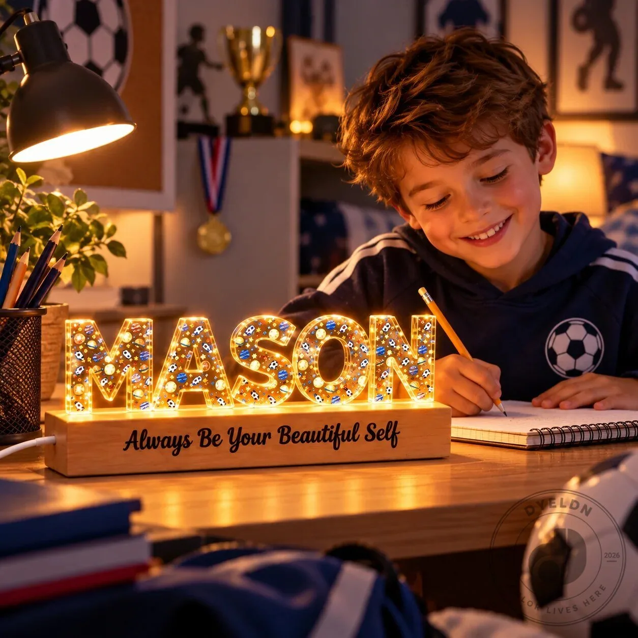 Personalized Name LED Night Light, Custom Acrylic Letter Lamp with Wooden Base, Kids Nursery Room Decor, Custom Keepsake Gift for Boys Girls 19 Personalized Name LED Night Light, Custom Acrylic Letter Lamp with Wooden Base, Kids Nursery Room Decor, Custom Keepsake Gift for Boys Girls