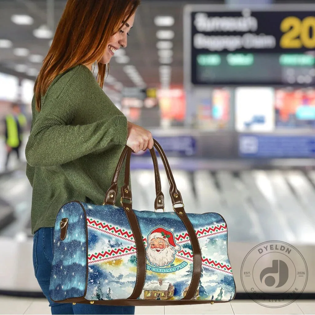 Vintage Santa Claus Merry Christmas Travel Bag 13 Vintage Santa Claus Merry Christmas Travel Bag